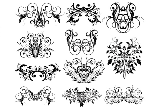 Free Vector Design Elements Vignettes