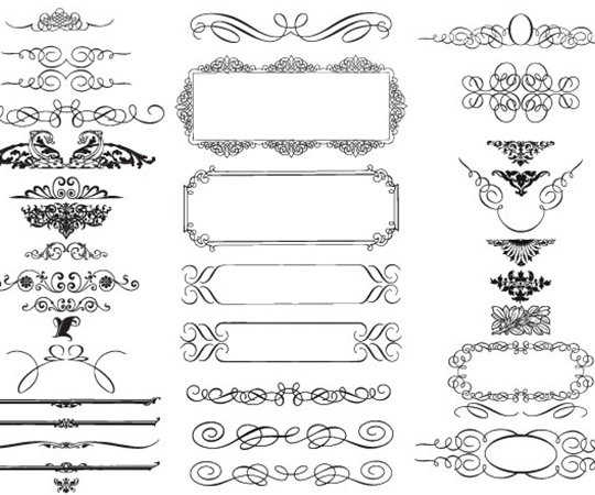Free Vector Ornaments