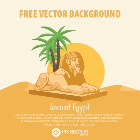 Free egypt background vector