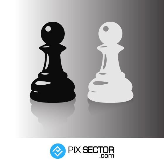 Chess pawns free vector