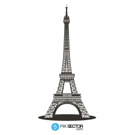 Eiffel tower vector art