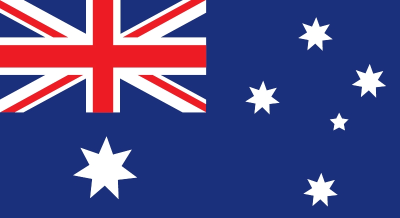 Australia flag free vector