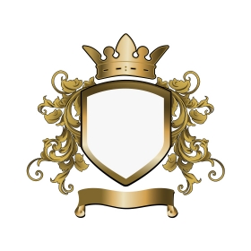 Free vector gold emblem