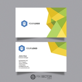 Construction company business card template
