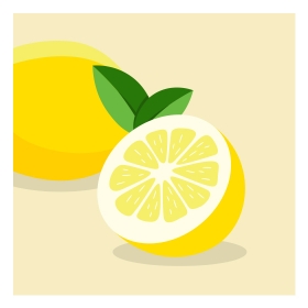Lemon vector png