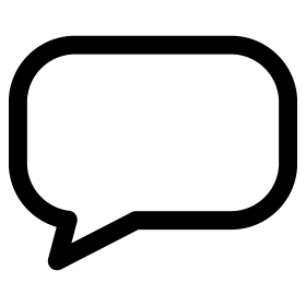 Free outline chat icon vector png