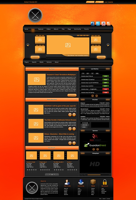 Game Portal Website Template