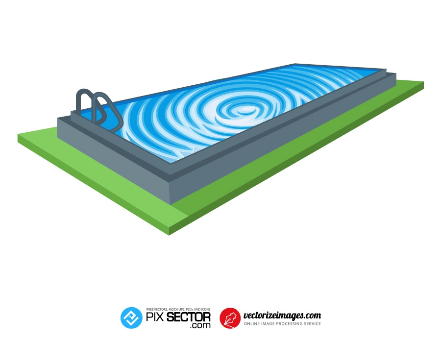 Free vector swimming pool clipart