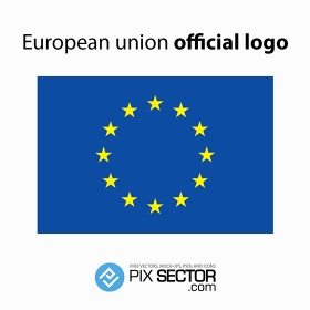 European union official vector logo