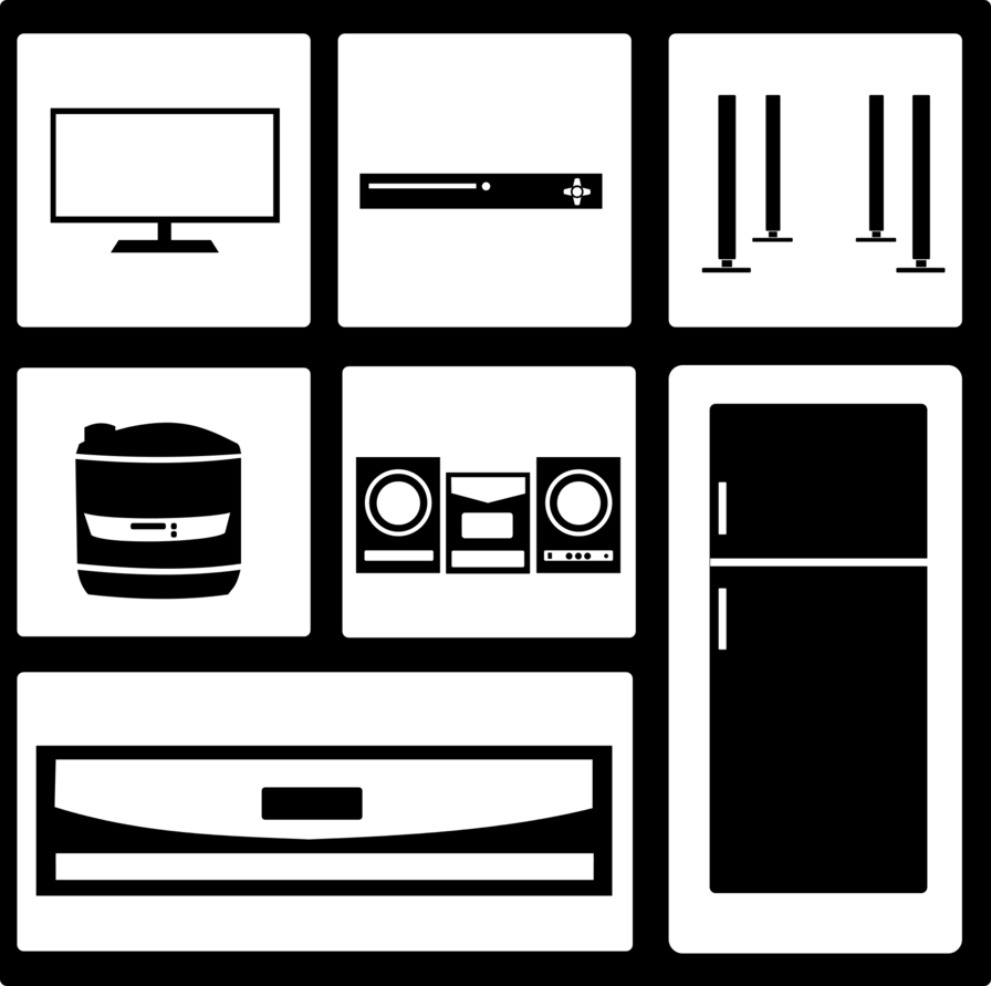 Household Electronic Equipment free vector