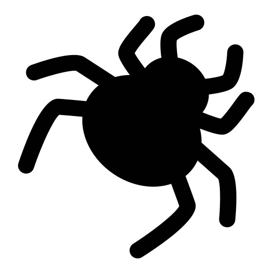 Free spider icon vector png