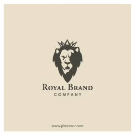 Free lion head logo vector