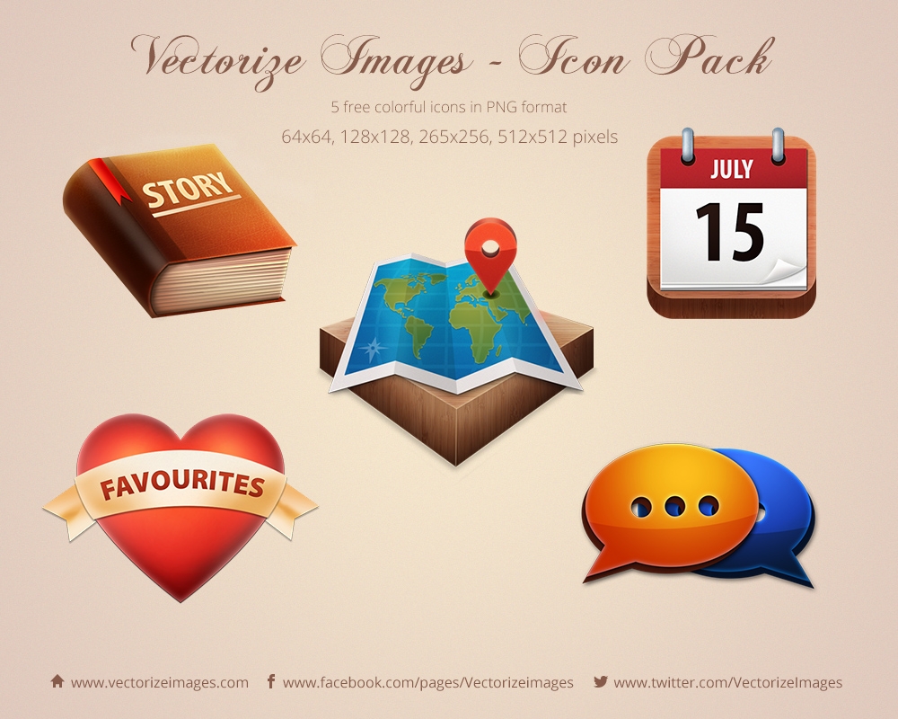 Vectorizeimages icon pack