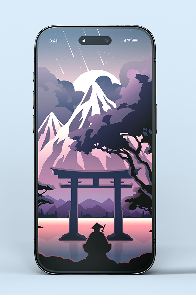 Japanese Fantasy Wallpaper for iPhone & Android Smartphone