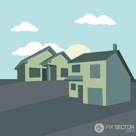 Free vector houses