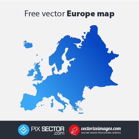 Free vector Europe map
