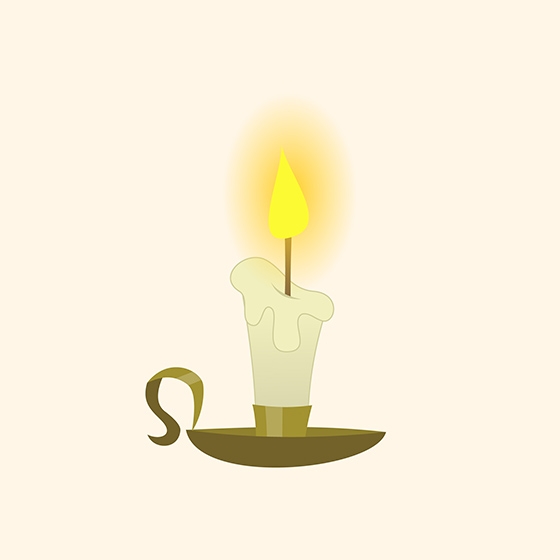 Free vector candlestick