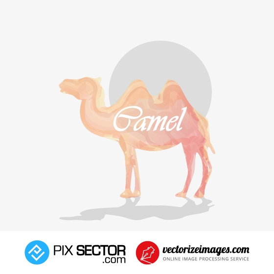 Free vector watercolor illustration of camel