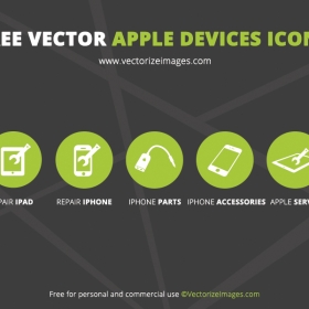 Free vector apple devices icons