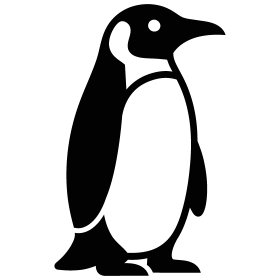 Free penguin icon vector png