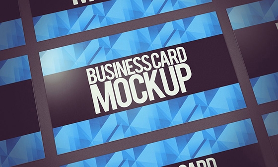 Business card mockup template