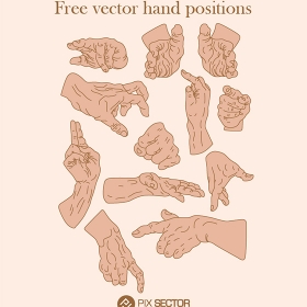 Hand positions vector