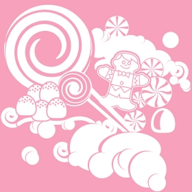 Candy land vector pack