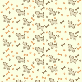 Free dog vector pattern