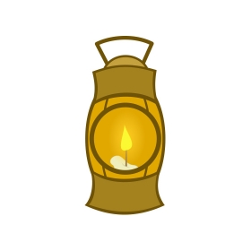 Candle glow vector free