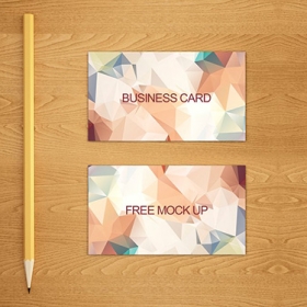 Business card mockup free