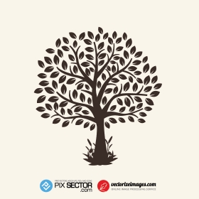 Free vector tree illustration