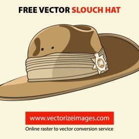 Free vector slouch hat