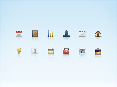 Colored Mini Icon Set