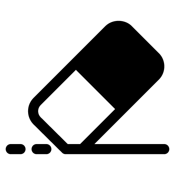 Free Black Eraser Icon Vector Png Cad
