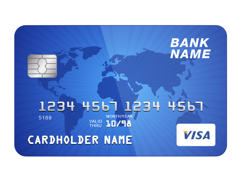 Free Vector Credit Card Template
