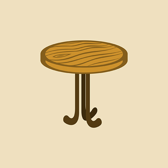 Free Vector Wood Table