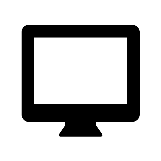 Monitor Icon Png Vector